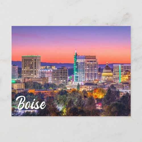 Boise Idaho United States Postcard