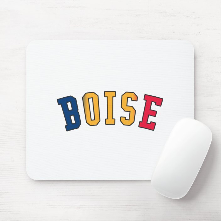 Boise in Idaho State Flag Colors Mousepad