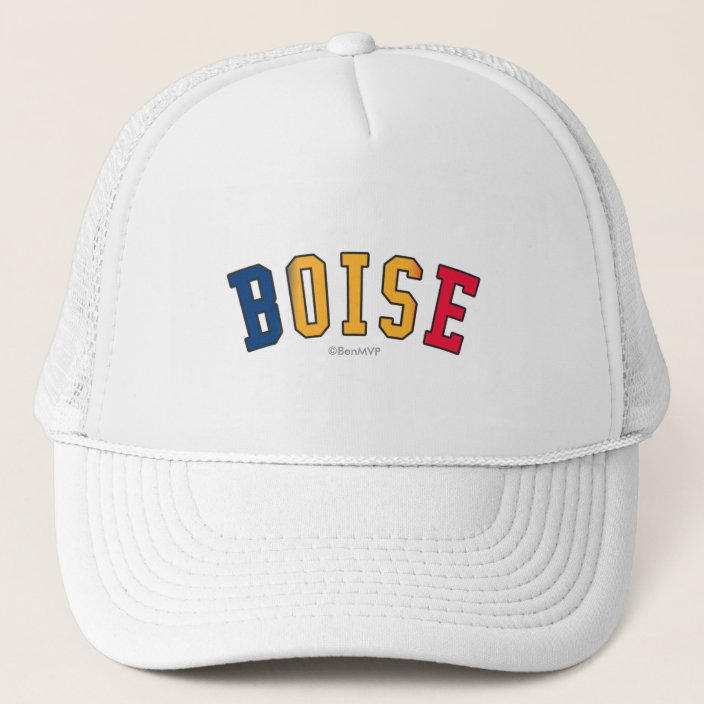 Boise in Idaho State Flag Colors Trucker Hat
