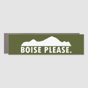 Boise Please Car Magnet