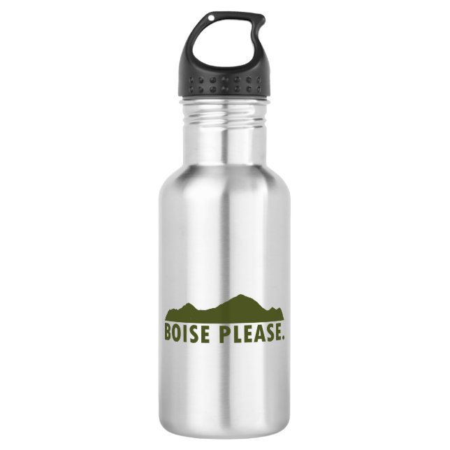 Boise Please Stainless Steel Water Bottle (Front)