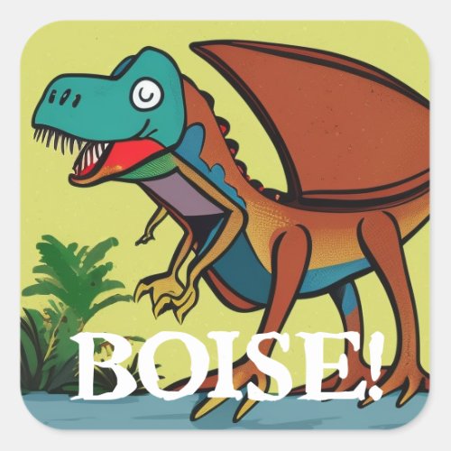 Boise Square Sticker
