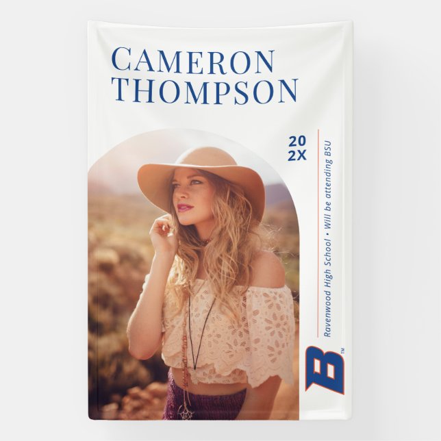 Boise State B Banner (Vertical)