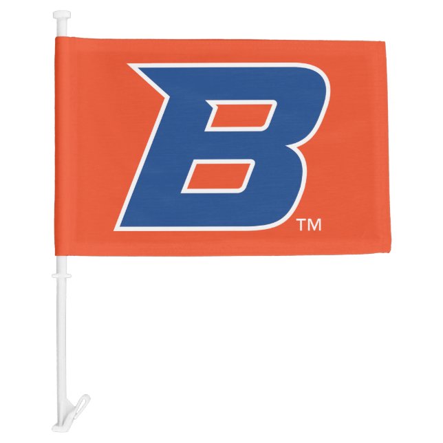 Boise State B Car Flag (Front)