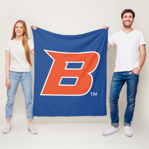 Boise State B Fleece Blanket