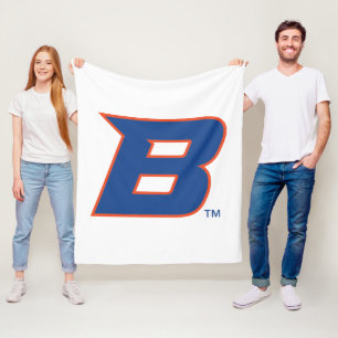 Boise State B Fleece Blanket