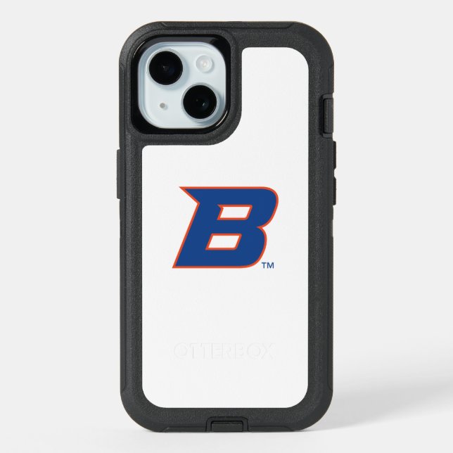 Boise State B iPhone 15 Case (Back)