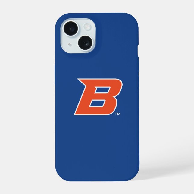 Boise State B iPhone 15 Case (Back)