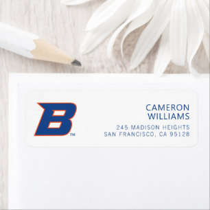 Boise State B Label