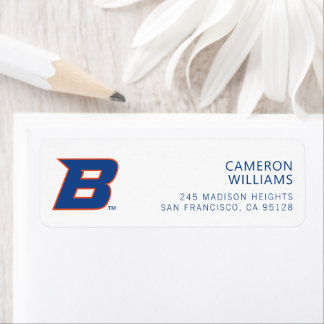 Boise State B Label