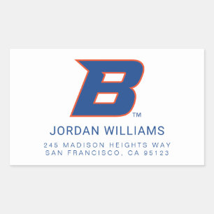 Boise State B Rectangular Sticker