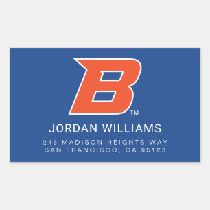 Boise State B Rectangular Sticker