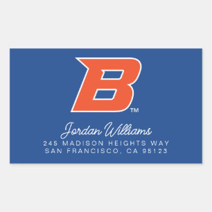 Boise State B Rectangular Sticker