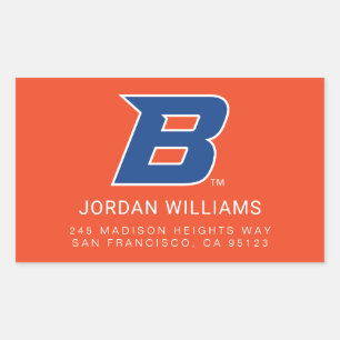 Boise State B Rectangular Sticker