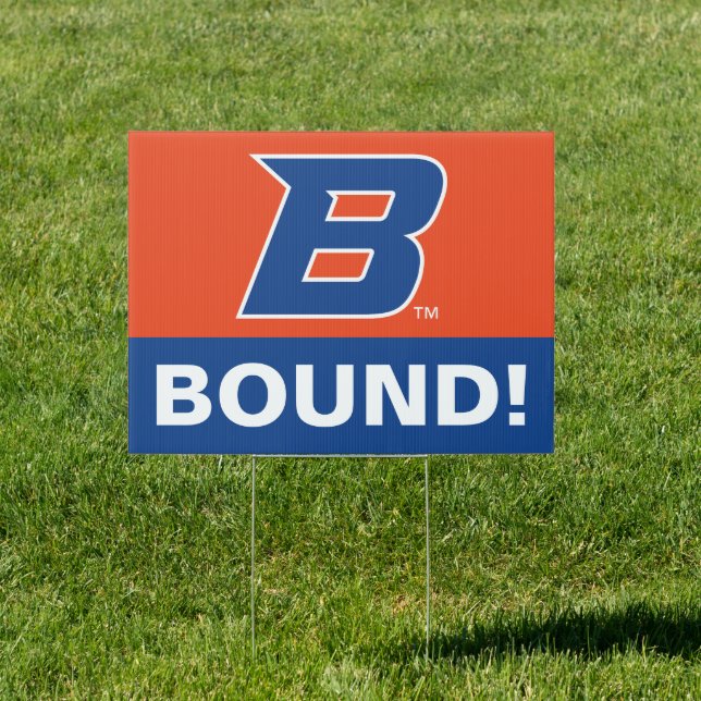 Boise State B Sign (Insitu)