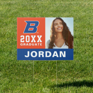 Boise State B Sign