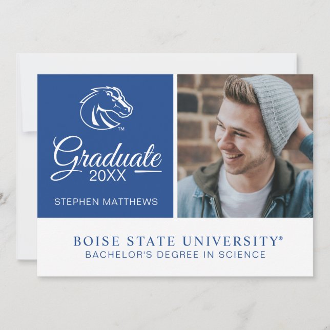 Boise State Broncos Invitation (Front)