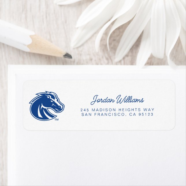 Boise State Broncos Label (Insitu)