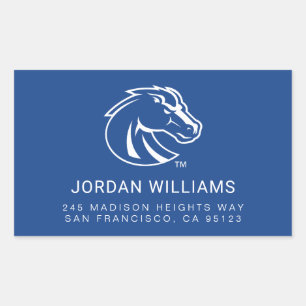 Boise State Broncos Rectangular Sticker
