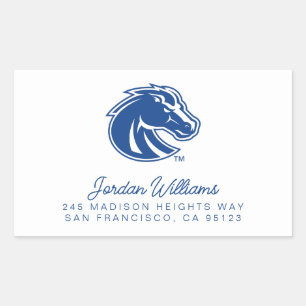Boise State Broncos Rectangular Sticker