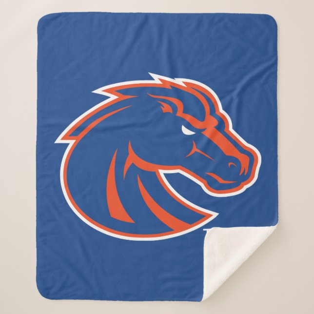 Boise State Broncos Sherpa Blanket (Front)