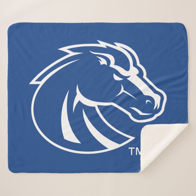 Boise State Broncos Sherpa Blanket (Front (Horizontal))