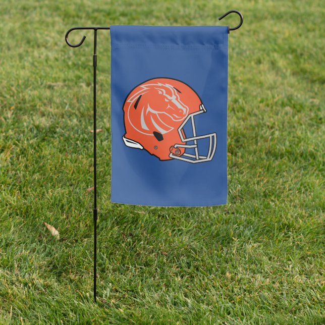 Boise State Football Garden Flag (In SItu)