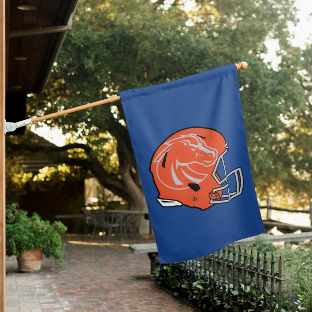 Boise State Football House Flag (In SItu)