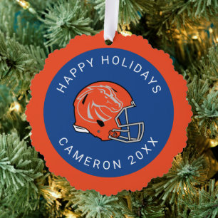Boise State Football Ornament Card