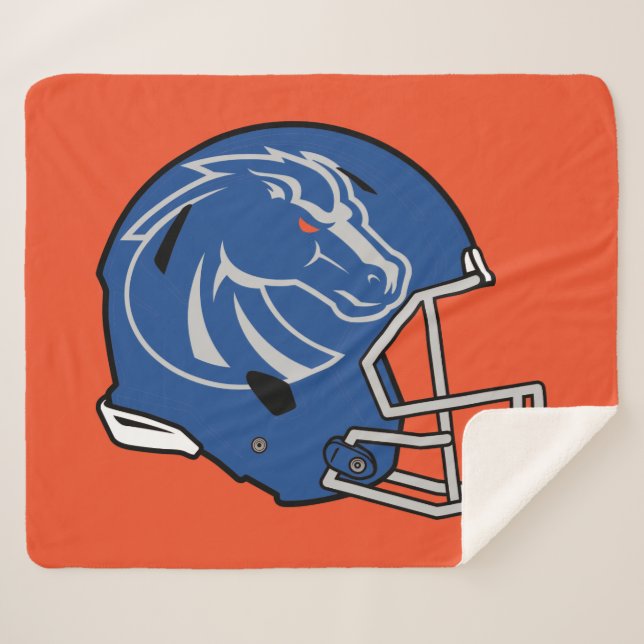 Boise State Football Sherpa Blanket (Front (Horizontal))