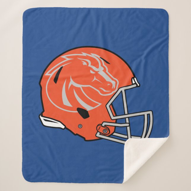 Boise State Football Sherpa Blanket (Front)