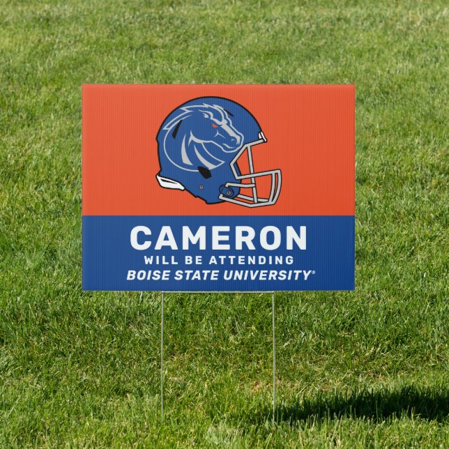 Boise State Football Sign (Insitu)