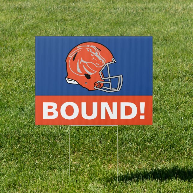 Boise State Football Sign (Insitu)