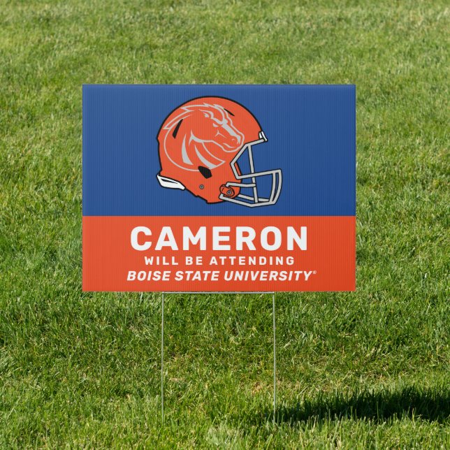 Boise State Football Sign (Insitu)