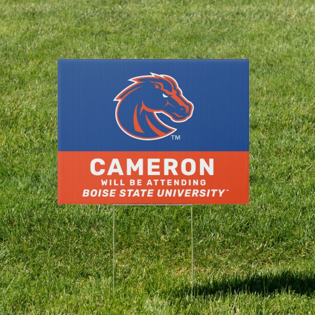 Boise State Graduate Sign (Insitu)