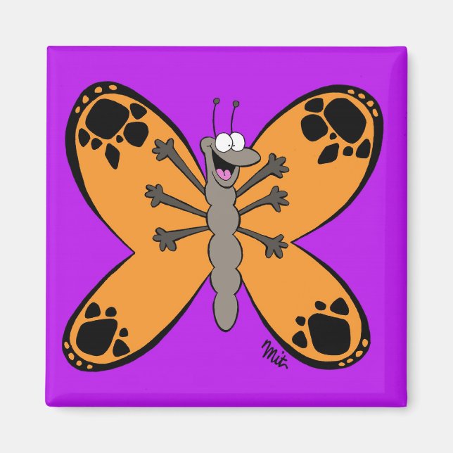 Boisterous Butterfly Magnet (Front)
