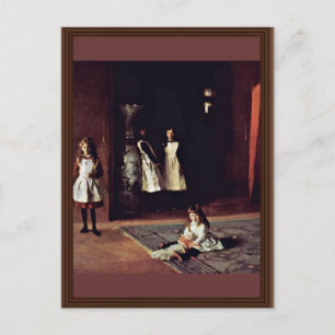 Boit Daughters By Sargent John Singer Postcard