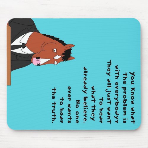 Bojack Horseman Show Quote Mouse Pad