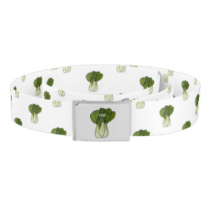 Bok choy cartoon illustration belt