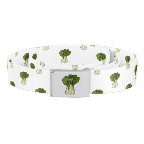 Bok choy cartoon illustration  belt