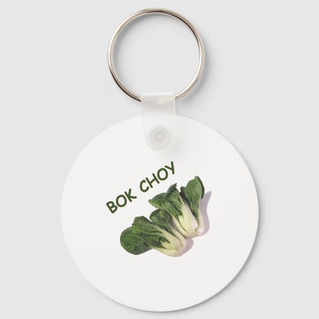 bok choy keychain (Front)