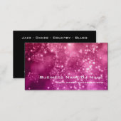 Bokeh 16 (Music or DJ) Business Cards (Front/Back)