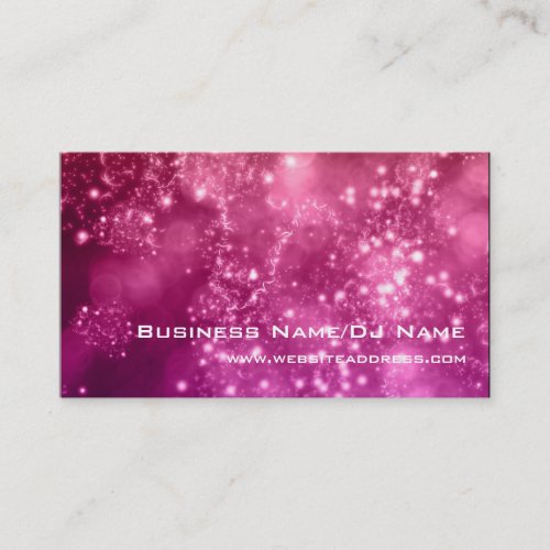 Bokeh 16 (Music or DJ) Business Cards