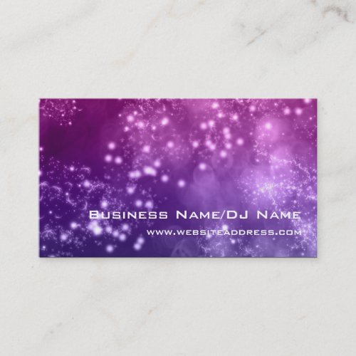 Bokeh 8 (Music or DJ) Business Cards
