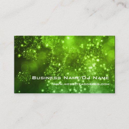 Bokeh 9 (Music or DJ) Business Cards