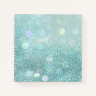 Bokeh and Glitter Sketchbook Notebook