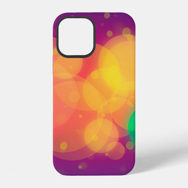 Bokeh background texture colorful iphone case (Back)