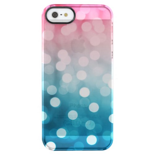 Bokeh Blush Clear iPhone SE55s Case