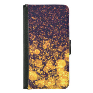 Bokeh Brilliance: Abstract Light Play Samsung Galaxy S5 Wallet Case