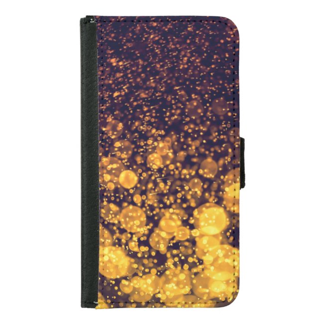 Bokeh Brilliance: Abstract Light Play Samsung Galaxy Wallet Case (Front)